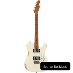 Project P1 Flashback T Olympic White Limited Edition Electric Guitar