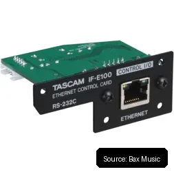 Tascam IF-E100 Ethernet Control Expansion Card for CD-400U DAB