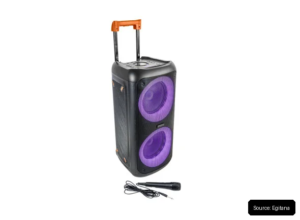 Ibiza Altavoz amplificado Ibiza de 2x8