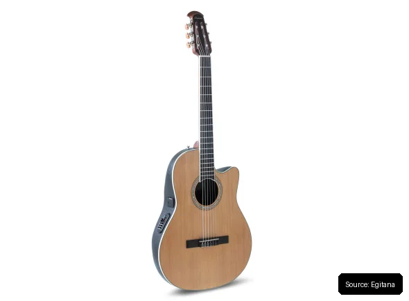 Ovation Celebrity Traditional CS24C Mid Cutaway Nylon Natural