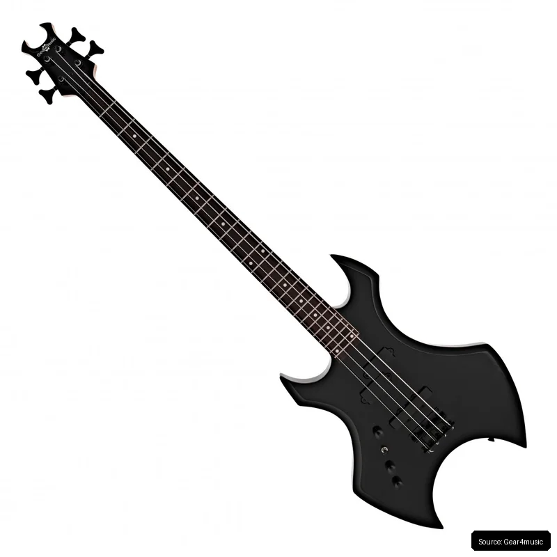 Bajo Zurdo Harlem X de Gear4music, Negro