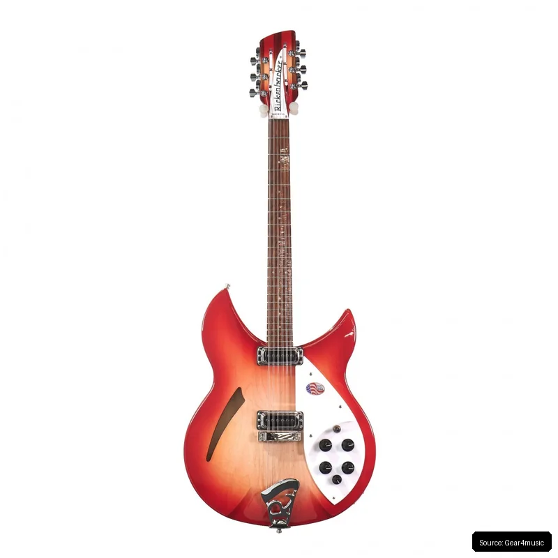Rickenbacker 330 12 Cuerdas, Fireglo - Ex Demo