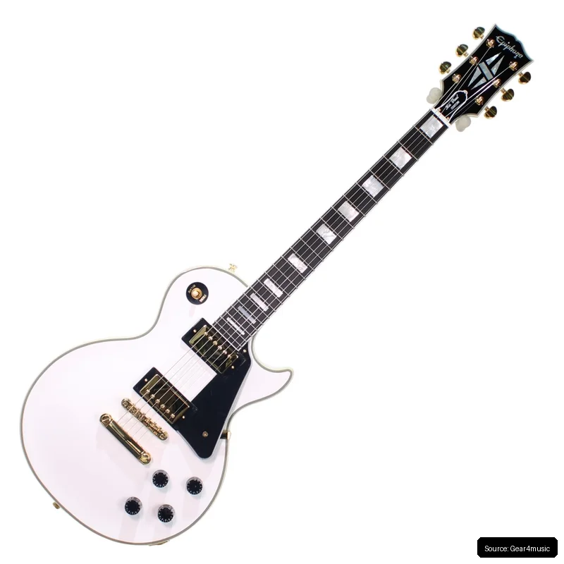 Epiphone Les Paul Custom Inspired by Gibson Custom, Alpine White - Ex Demo