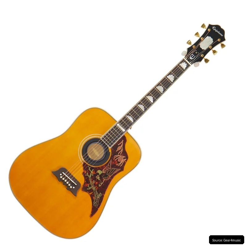 Epiphone Masterbilt Excellente Electro Acoustic, Antique Natural - Ex Demo