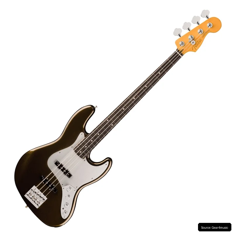 Fender American Ultra II Jazz Bass EB, Texas Tea - Ex Demo