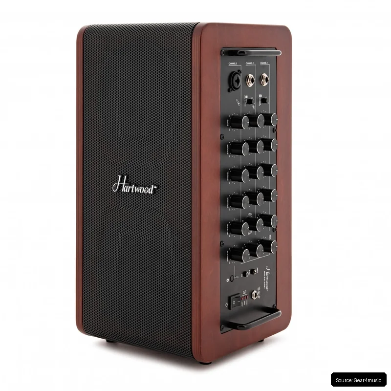 Hartwood Amplificador Acústico Portátil de 60 W con Bluetooth