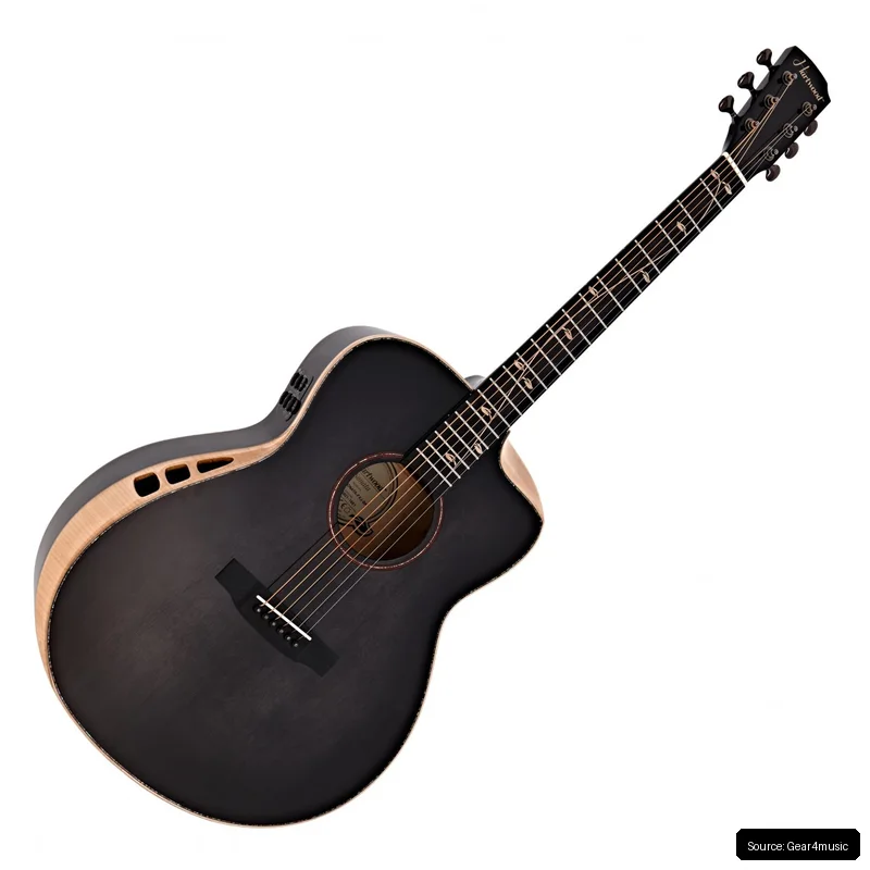 Hartwood Sonata-FX Jumbo Electro-Acoustic Guitar, Black - Nearly New