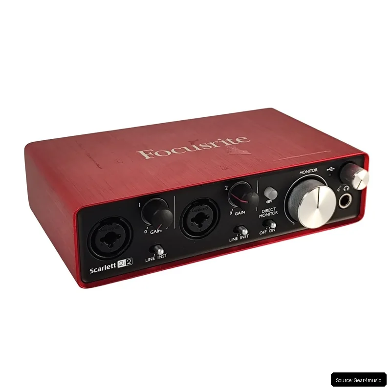 BD*Focusrite Scarlett 2i2 (2.ª gen.) - De segunda mano