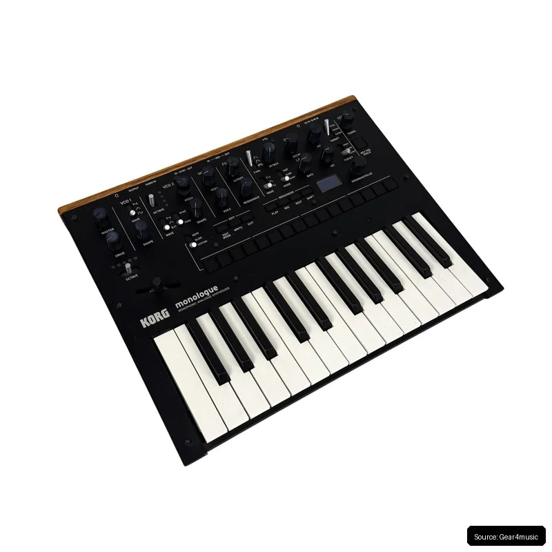 Korg Monologue Sintetizador Analógico, Negro