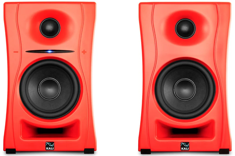 KALI AUDIO LP-UNFR-EU ULTRA NEAR FIELD MONITORES ACTIVOS BIAMPLIFICADOS ROJOS