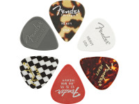 Fender 351 Material Medley Púas multicolores pesadas