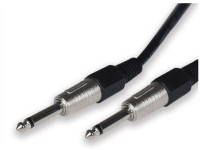 Cable de guitarra QTX con conector de 6,3 mm, mono macho/macho, 6 m - 2 conectores jack mono macho de...