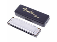 Fender Blues Deluxe Harp G - Armónica diatónica en la tonalidad de sol mayor., Tapas con acabado cromado