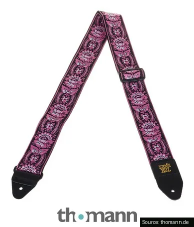 Ernie Ball Pink Orleans Jacquard Strap
